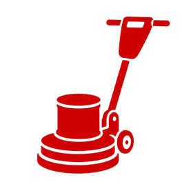 Ícone de enceradeira para limpeza técnica